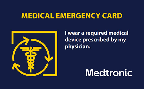 Medical Emergency Card